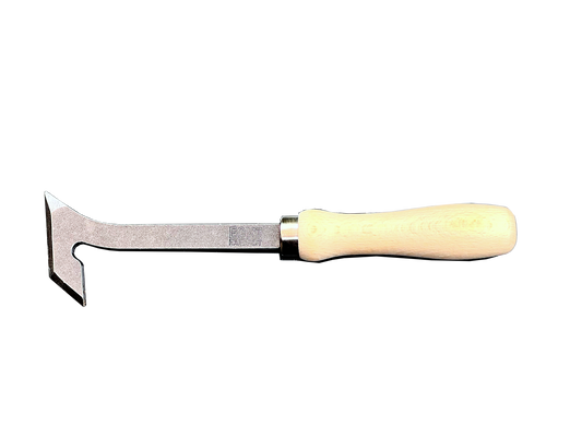 Fugenkratzer aus gehärtetem Kohlenstoffstahl mit Holzgriff